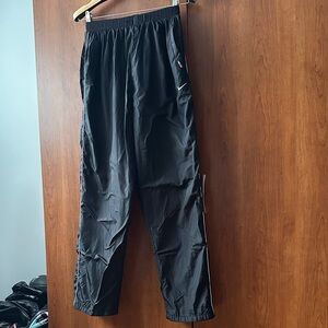 Nike Men’s Black Lightweight Track Joggers with Side Zips